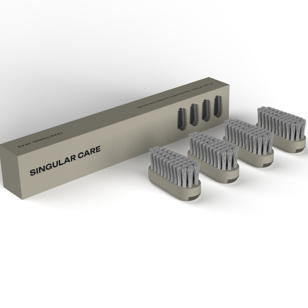 Traditional Toothbrush Heads